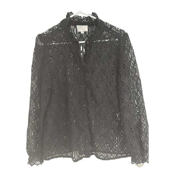 Sezane Tops - Black Sezane Chlo Shirt (2024)